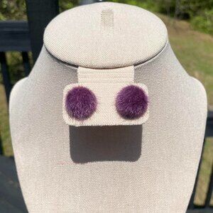 2000s Style Fuzzy Grunge Girl Earrings